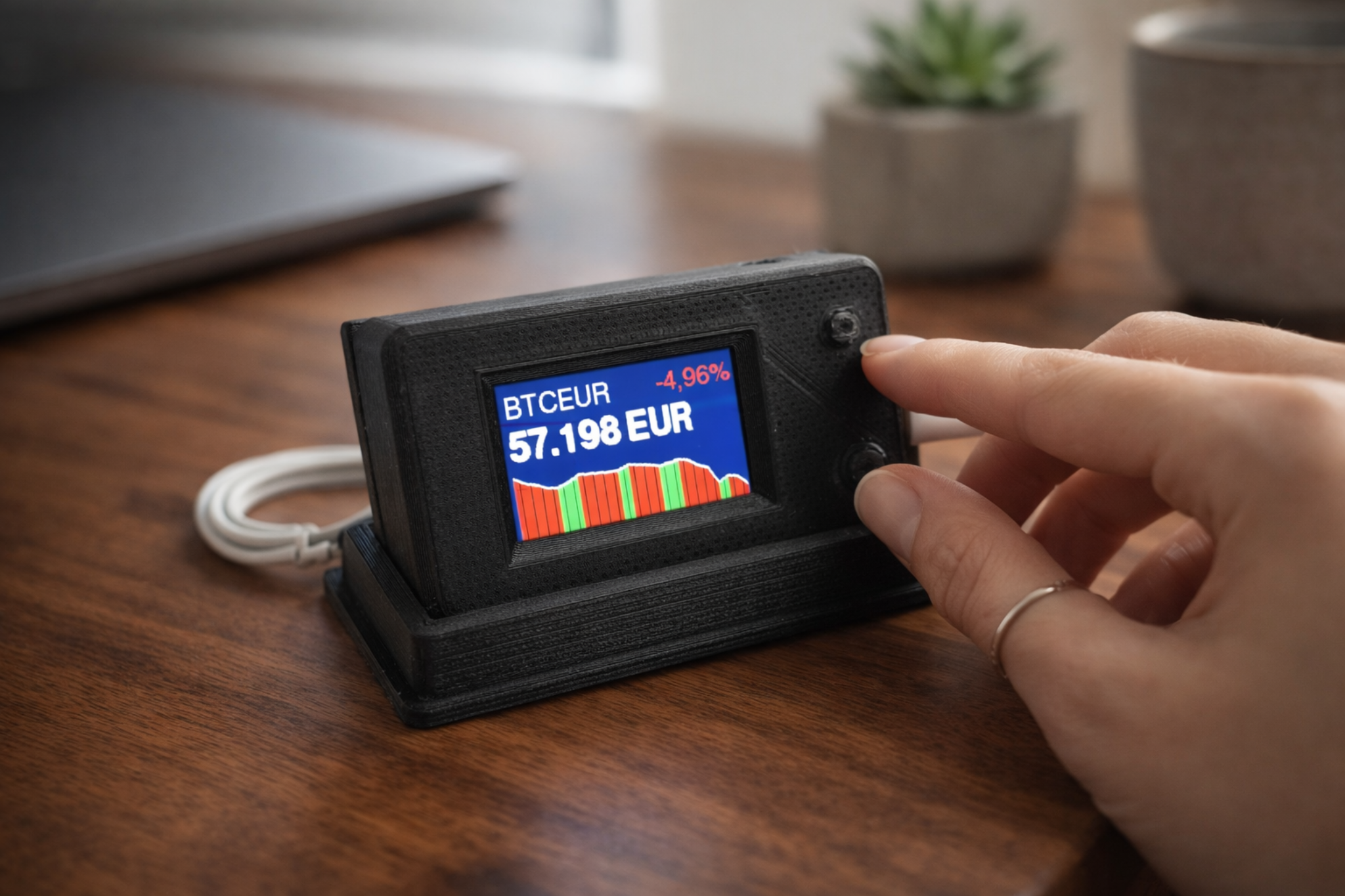 Close-up del device crypto