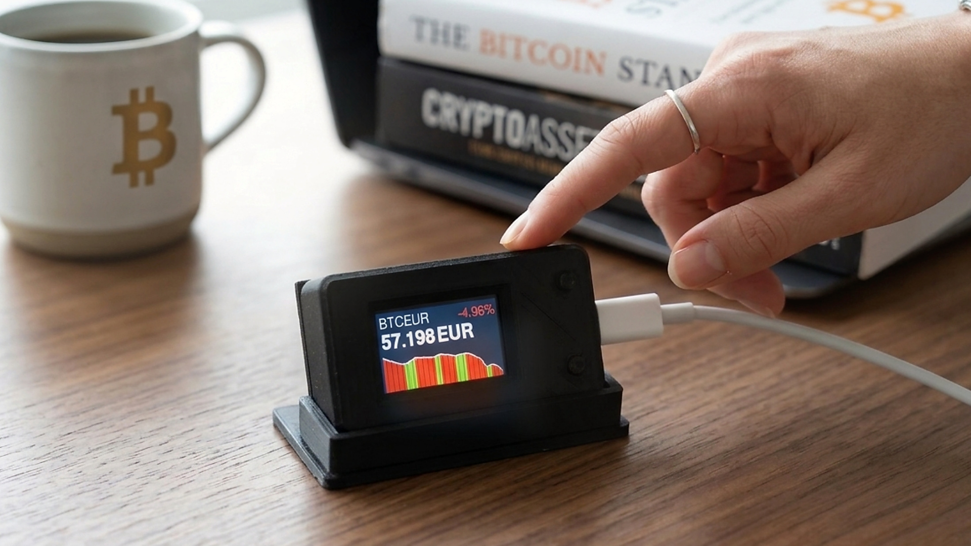 Device crypto da scrivania in uso